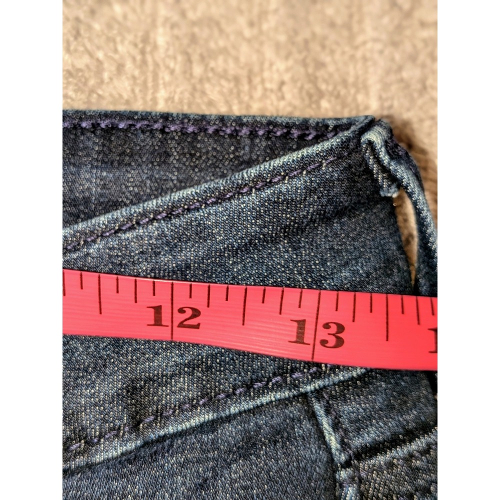 DENIZEN Levi's Mid Rise Skinny Jeans Dark Wash Denim Women's Size 26 - Picture 5 of 6